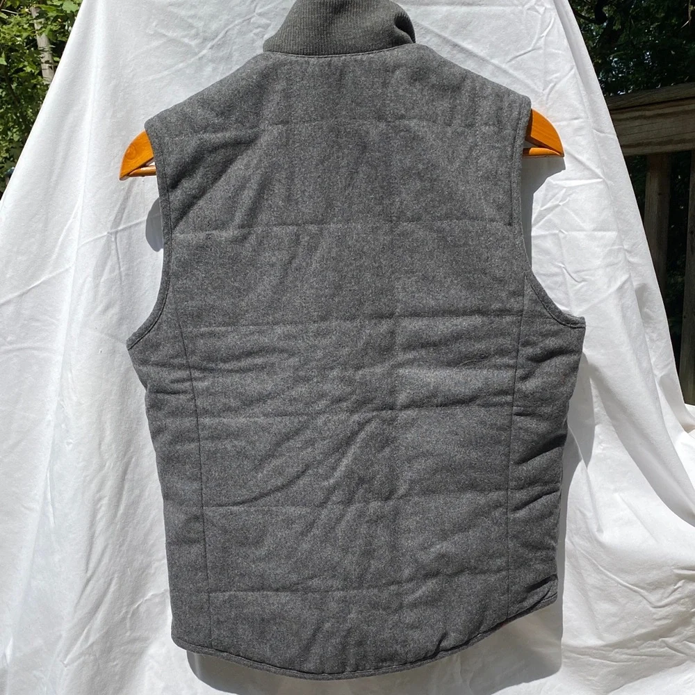 Banana Republic Men's Gray Wool Blend Vest with Full Zipper Men’s-M NWOT - Picture 3 of 6